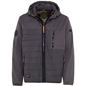 camel active Heren 430660/1O40 Blouson, Graphite Gray, 29, Grafiet.