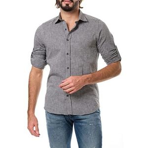 HOPENLIFE Raphael Anthra 3XL overhemd, antraciet, heren