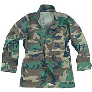 Mil-Tec BDU combat overhemd Woodland