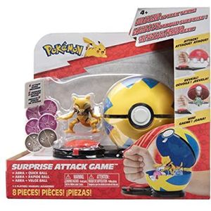 Pokemon Game (Pokemon Surprise Attack Game Single-Pack) Abra with Quick Ball - W2, PKW2730