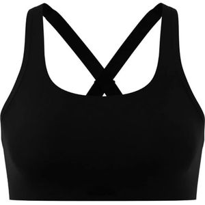 adidas Mujer Optime Workout High Support Bra, black, XXL C-D (Plus Size)