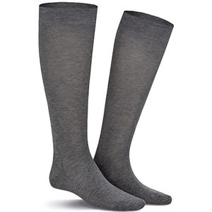 KUNERT Heren Richard KSH Kniekousen, Silver-Mel, 43/46, Zilver-gemêleerd., 43/46 EU