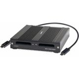 Sonnet - SF3 Serie - Opslagbehuizing - Zwart - USB 3.1, Geheugenkaartlezer, Thunderbolt 3
