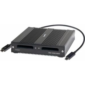 Sonnet - SF3 Serie - Opslagbehuizing - Zwart - USB 3.1, Geheugenkaartlezer, Thunderbolt 3