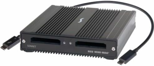 Sonnet - SF3 Serie - Opslagbehuizing - Zwart - USB 3.1, Geheugenkaartlezer, Thunderbolt 3