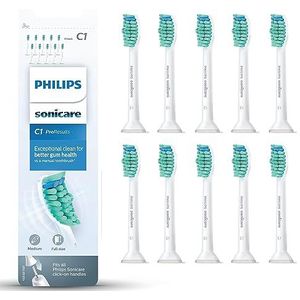 Philips Sonicare Original ProResults Standaard sonische opzetborstels – 10 stuks in Wit (Model HX6010/32)