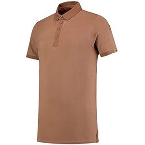 Tricorp 204002 Premium kruisnaad heren poloshirt, 95% katoen/5% elastaan, 210 g/m², bronsbruin, maat XL