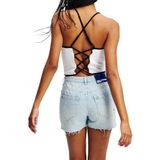 Karl Lagerfeld - KLJ Contrast Binding Tank - Tanktop - Wit