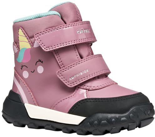 Geox Babymeisjes B TREKKYUP Girl B AB enkellaars, donker roze, 21 EU, Dk pink., 21 EU