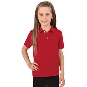 Trigema Poloshirt voor meisjes, rood (kers 036), 140 cm