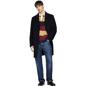 Tommy Hilfiger Heren DC WOOL MIX JAS MW0MW36611, Single-breasted jas, blauw, S, Blauw (Woestijnhemel), S