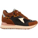 Ulster - Sneakers - Bruin - Leer - Luipaardprint