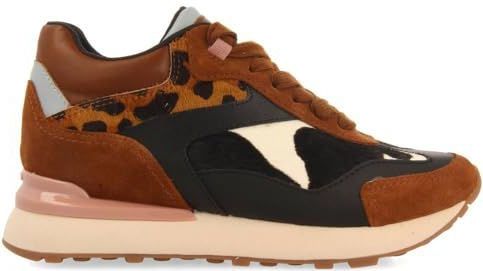 Ulster - Sneakers - Bruin - Leer - Luipaardprint
