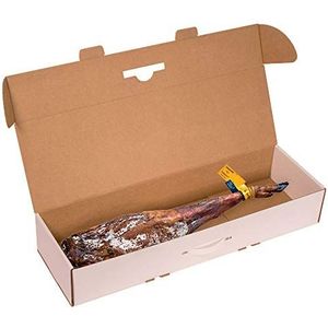 ONLY BOXES, Hamdoos, doos voor ham, wit, 86,5 x 26,5 x 14 cm, 2 stuks