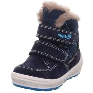 Superfit Jungen GROOVY warm gefütterte Gore-Tex Stiefel, BLAU/TÜRKIS 8000