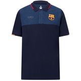 FC Barcelona - Korte Mouw Poloshirt - Marineblauw
