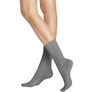 Hudson Damessokken Relax Cotton drukvrije band, leigrijs 0106, 35-38 EU