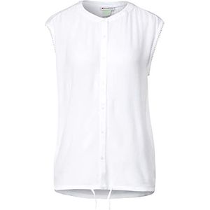 Street One dames zomer blouse, wit, 40