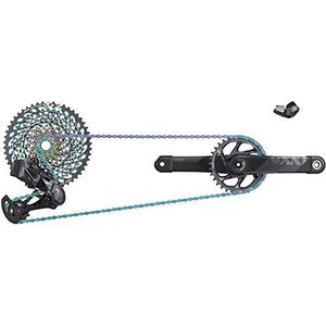 Sram Groep Xx1 Eagle Axs zwengel, 175 mm, kroon 34 tanden, 12 snelheden, uniseks, volwassenen, meerkleurig, eenheidsmaat