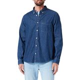 Lee Heren Button Down Shirt, MID Stone, Small, mid stone, S