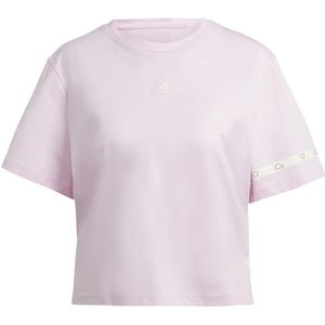 adidas Dames Brand Love Graphic Tee, clear pink, L