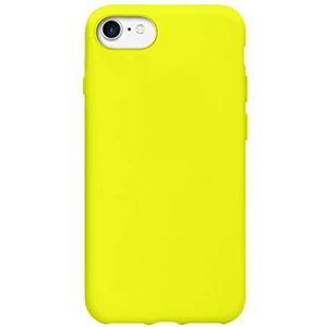 SBS Fluo beschermhoes voor iPhone 8/7, zacht materiaal, licht en zacht, kleur geel