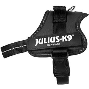 Julius-K9 Borstharnas voor Hond, Maat Mini, Zwart