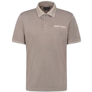 Bugatti - Poloshirt - Korte Mouwen - Cognac - Bovenstof van Katoen