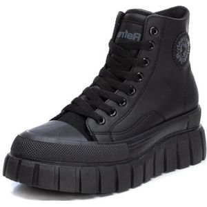 REFRESH Dameslaarzen met trekkoord, kleur: wit, maat 39, Zwart 170114, 36 EU