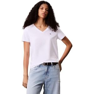 T-shirt - Effen - Jersey - Normale Pasvorm - Kwartmouw