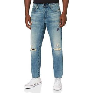 G-STAR RAW Heren Alum Relaxed Tapered Originals 2 Jeans, blauw (Faded Ripped Atlas D17797-b988-b404), 31W x 36L