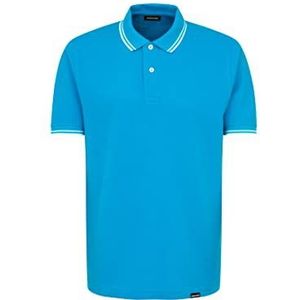 Seidensticker Regular Fit poloshirt voor heren, turquoise, maat M, turquoise, M