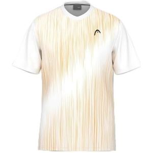 HEAD Topspin T-shirt voor jongens, print performance/banana