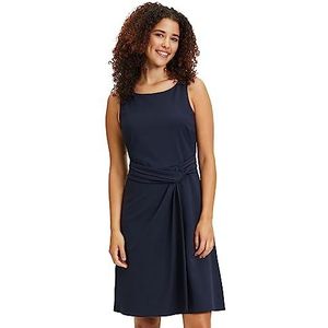 Vera Mont Zakelijke jurk voor dames, met uitlopende rok, blauw, 38