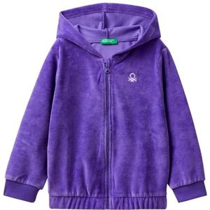 United Colors of Benetton Sweatshirt met capuchon voor meisjes en meisjes, Violet 30F, 2 jaar