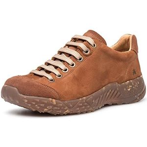 El Naturalista GORBEA, lage sneakers voor dames en heren, uitneembaar voetbed, Bruin Wood, 38 EU