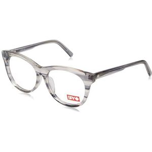 Spy Uniseks bril voor volwassenen, geborsteld, grijs, 55