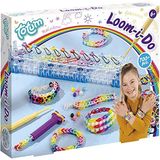 TM Essentials 025691 25691 Creativity Loom I Do sieradenknutselset – knopen unieke loom-sieraden van meer dan 700 Meerkleurige elastieken,Meerkleurig