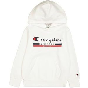 Champion Sweatshirt met capuchon voor kinderen en jongens, Wit, 3-4 jaar