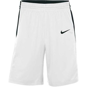NIKE NT0201-100 Team Basketbal Stock Short 20 Shorts Heren Wit Maat S