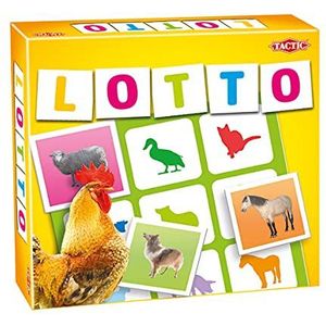 Boederijdieren Lotto - Kleurrijke afbeeldingen van boerderijdieren en hun vormen - Leeftijd 3+ - 2-4 spelers