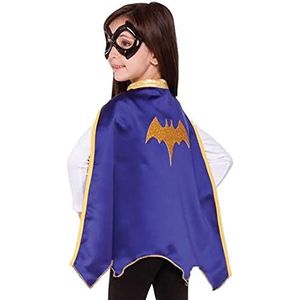 RUBIES - DC Superhero Girls - Batgirl - kostuumaccessoires voor kinderen - eenheidsmaat - cape en masker - voor Halloween, carnaval - cadeau-idee voor Kerstmis