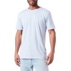 KEYLARGO Heren T-shirts MT Mind Round, Lichtblauw gemêleerd. (1220), XXL