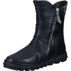 Manitu Dames 990531-01 halflange laarzen, 37 EU, zwart, 37 EU