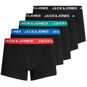 JACK & JONES Male Boxershorts voor heren, verpakking van 5 stuks, maat XS - XXL, Electric Blue Lemonade, XXL