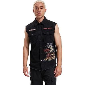 Brandit Heren vest Iron Maiden Vintage Shirt NOTB, zwart, L