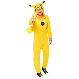 (PKT) (9908889) Pokemon Pikachu-kostuum voor volwassenen voor heren (extra groot)