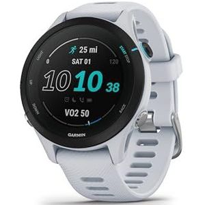 Garmin Forerunner 255S Music, Tot 12 dagen batterij, Aanpasbare trainingsschema's, Garmin Coach, 30 ingebouwde sportapps, Triathlon- en multisport profielen, Wit