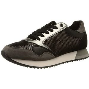 Geox D Doralea B Sneakers voor dames, Black Dk Grey., 40 EU