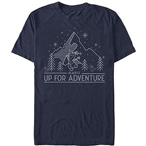 Disney Frozen - Outdoor Adventure Unisex Crew neck T-Shirt Navy blue 2XL